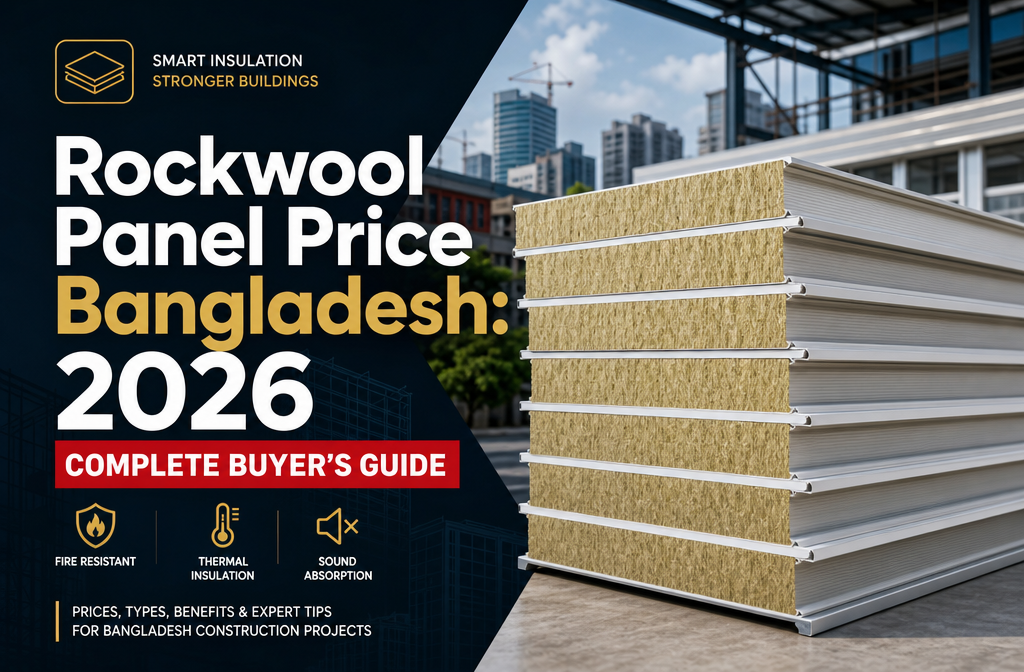 "Rockwool Panel Price Bangladesh: 2026 Complete Buyer's Guide". Modern design, , , aesthetic. Background imagery relevant